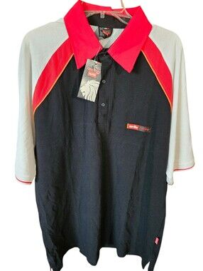 Aprilia Racing Team Men's Vintage Polo MotoGP T Shirt sz XXL